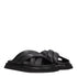 Dolce & Gabbana Black Leather Slippers